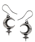 серьги alchemy gothic (алхимия готик) e469 lilith