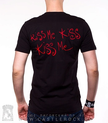 футболка cure "kiss me kiss kiss me"