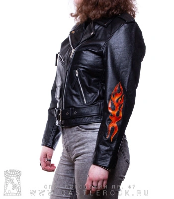 косуха женская new rock w-nrlwj067-s1 (пламя)