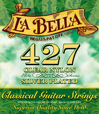 струны la bella нейлоновые для классической гитары 427