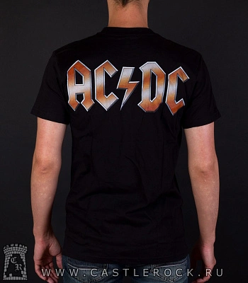 футболка ac/dc "black ice" (паровоз)