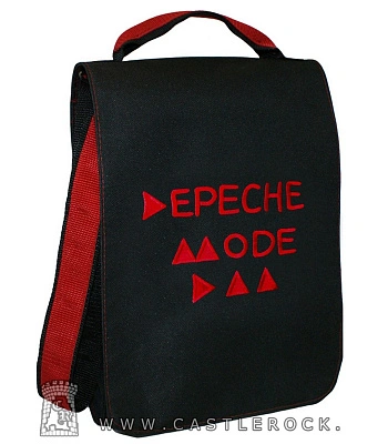сумка с вышивкой depeche mode (лого красное)