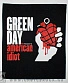 нашивка на спину green day (граната)