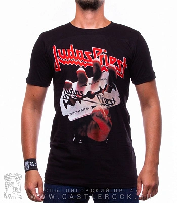 футболка judas priest "british steel"