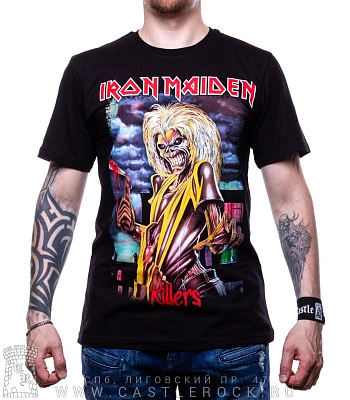 футболка iron maiden "killers"