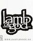 нашивка lamb of god (лого белое, вышивка)