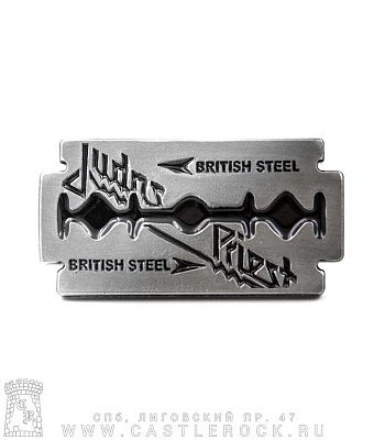 значок цанга judas priest "british steel" (эмаль)