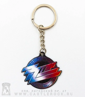 брелок металлический zz top