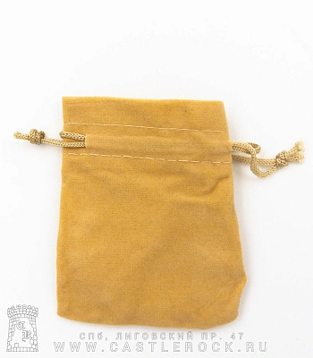 мешочек бархатный бежевый (малый)