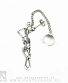 серьга кафф скелет висельник (цепочка)