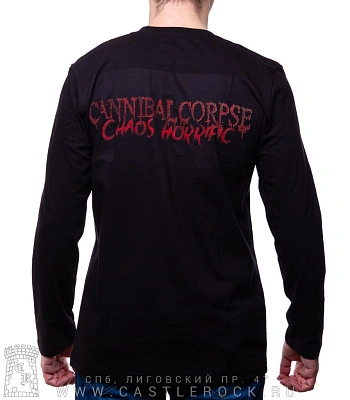 футболка cannibal corpse "chaos horrific" д/р