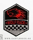 нашивка термо wolf racer (вышивка)