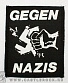 нашивка gegen nazis (кулак)