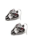 серьги alchemy gothic (алхимия готик) e495 snake bite