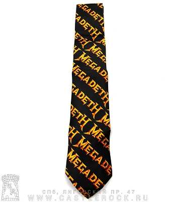 галстук megadeth (лого)