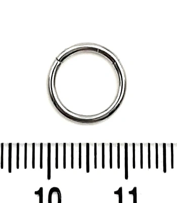 Сегментное Кольцо Кликер Сталь 1,2 х 8