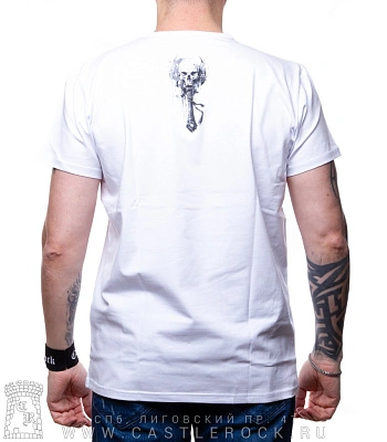 футболка викинг (белая, светится)