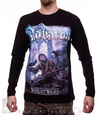 футболка sabaton "the war to end all wars" (принт большой) д/р