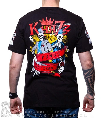 футболка княzz "punks not dead"