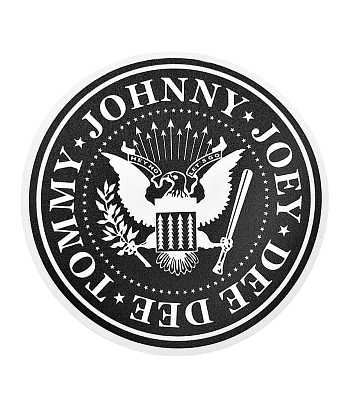 наклейка виниловая ramones (герб, круглая)