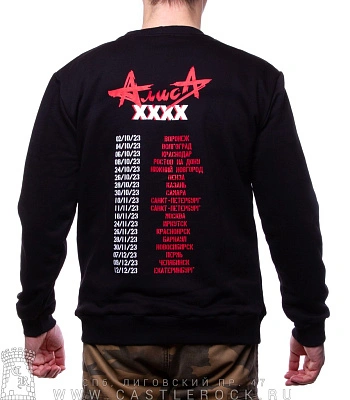 свитшот алиса "xxxx"