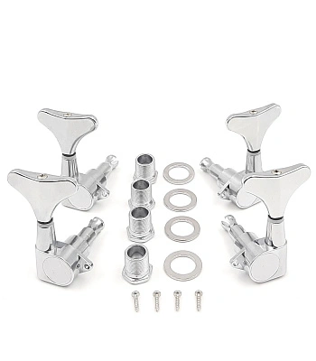 комплект колковой механики для бас-гитары, 2+2, caraya mb-1001-cr