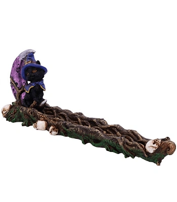 подставка под благовония котенок на луне