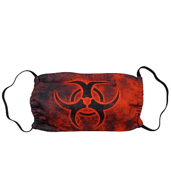 маска немедицинская biohazard (красная)