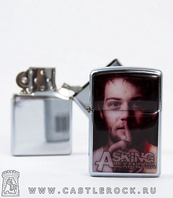 зажигалка цветная asking alexandria