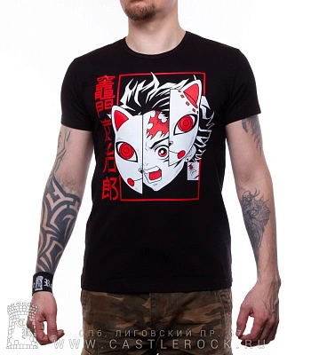 футболка тандзиро камадо (аниме, светится)