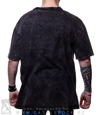 футболка prodigy "the fat of the land" (варенка, оверсайз, серая)