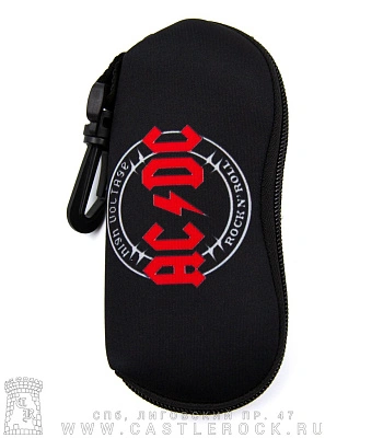 чехол для очков ac/dc "high voltage rock'n'roll"