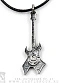 подвес joker гитара warlock "heavy metal" эмаль (красная)