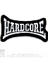 нашивка hardcore (вышивка)