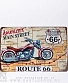 табличка route 66 "main street"