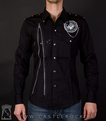 рубашка с длинным рукавом ramones (лого)