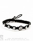 фенечка плетеная бусины древо жизни иггдрасиль (черная)