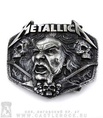 пряжка metallica james hetfield
