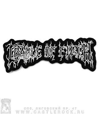 нашивка cradle of filth (лого, вышивка)