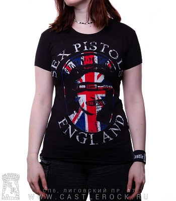 женская футболка sex pistols "god save the queen. england"