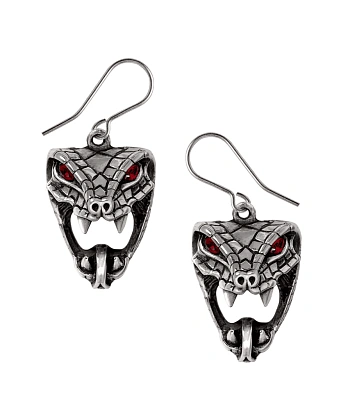 серьги alchemy gothic (алхимия готик) e495 snake bite