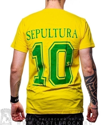футболка sepultura (желтая)