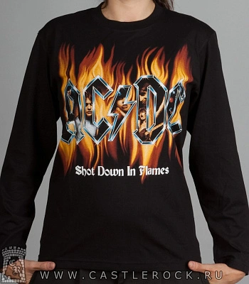 футболка ac/dc "shot down in flames" д/р
