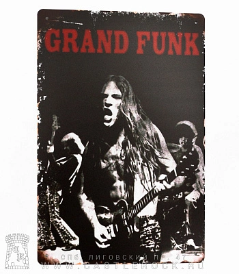 табличка grand funk railroad