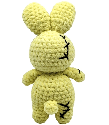 игрушка интерьерная заяц вуду (желтая)