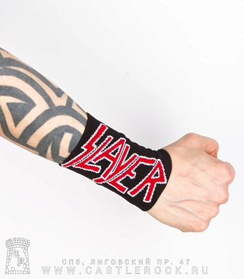 напульсник трикотажный slayer (широкий)