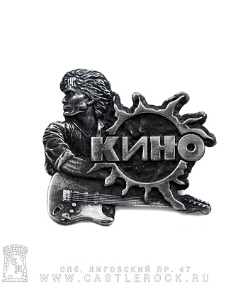 значок цанга кино в. цой (с гитарой)