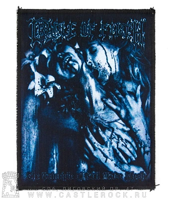 нашивка cradle of filth "the principle of evil made flesh"