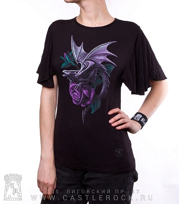 туника дракон и фиолетовые розы 