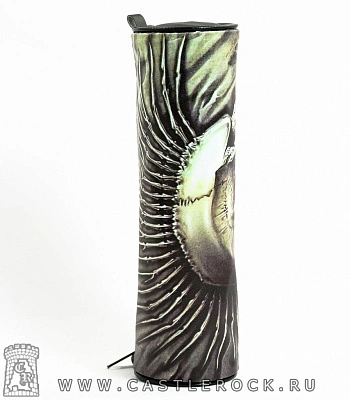 пенал exploited (лого, принт зеленый)